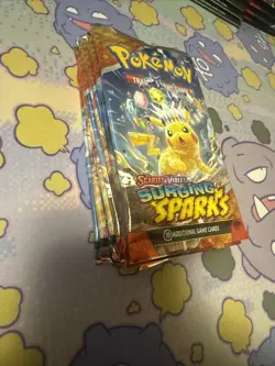 Lot Of 10 Pokemon TCG Scarlet & Violet Surging Sparks Sealed Booster Packs - Image 2