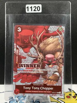 Tony Tony Chopper RARE WINNER CHAMPIONSHIP ALT ART OP04-010 ONE PIECE TCG (1120) - Image 1