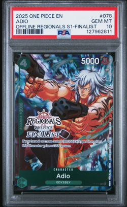 Adio (Regional Participation Pack 2025 Vol.1) P-078 One Piece Promotion Cards... - Image 1