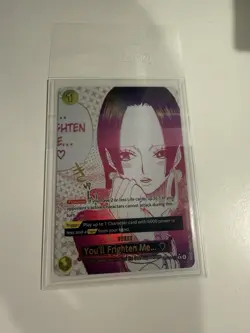 You'll Frighten Me... ♡ (Alt Art) OP14-118 R The Azure Sea's Seven - ONE PIECE - Image 3