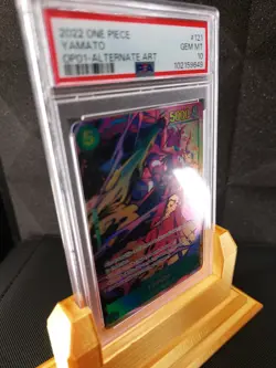 2022 One Piece Tcg Yamato Op01-121 Sec Alt Art Romance Dawn Psa Gem Mint 10 - Image 2