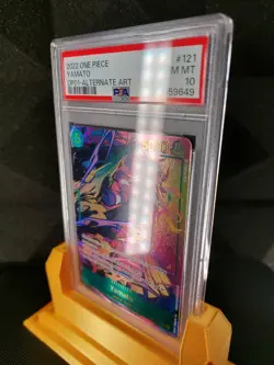 2022 One Piece Tcg Yamato Op01-121 Sec Alt Art Romance Dawn Psa Gem Mint 10 - Image 3