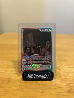 One Piece Portgas D. Ace Alt Art Leader OP13-002 L English Carrying on His Will - Image 1