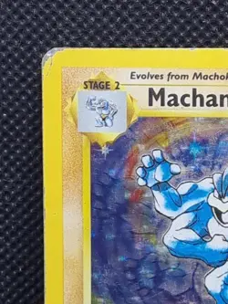 Pokemon Card - Machamp 8/102 Base Set Holo Rare WOTC - Heavy Play - Free Post - Image 3