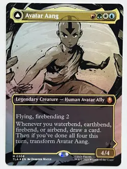 Avatar Aang (Master of Elements) 308 Foil Borderless Avatar: The Last Airbender - Image 1