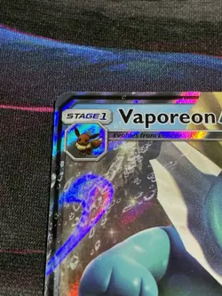 Vaporeon GX SM172 Sm Holo Pokemon Card - Image 2