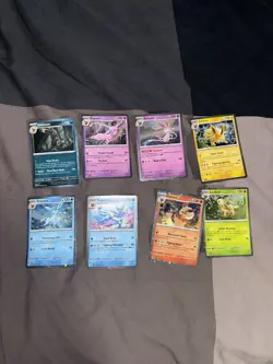 Prismatic Evolutions Costco Mini Tin Cosmos Promo Cards Set of 8 - Image 1