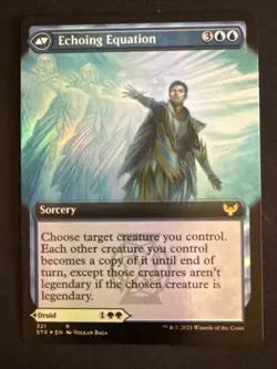 1x Foil Augmenter Pugilist Echoing Equation Extended Art (321) Strixhaven LP - Image 2