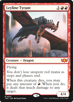 Leyline Tyrant #221 Mythic - NM - MTG - Image 1