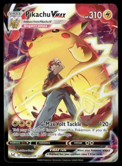 Pokemon Cards Pikachu VMAX TG17/TG30 Lost Origin Trainer Gallery Holo NM - Image 1