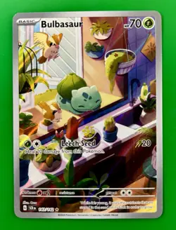 Pokemon TCG Bulbasaur Stellar Crown Illustration Rare. Check Out My Other Items - Image 1