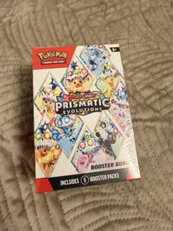 Pokemon Scarlet & Violet Prismatic Evolutions Booster Bundle Brand New 6 pack - Image 1