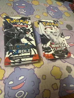 Pokemon TCG: Scarlet and Violet Black Bolt White Flare Booster Packs (Lot Of 10) - Image 2