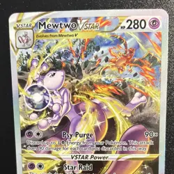Pokemon Mewtwo VSTAR Ultra Rare Holo Full Art Crown Zenith GG44/GG70 280 HP - Image 2