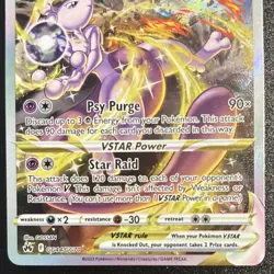Pokemon Mewtwo VSTAR Ultra Rare Holo Full Art Crown Zenith GG44/GG70 280 HP - Image 3