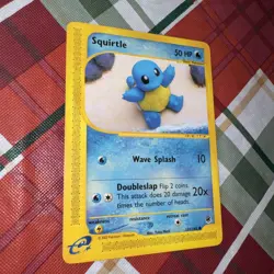 Pokemon Squirtle TCG Expedition Base Set Card 131/165 Regular Common - Image 4