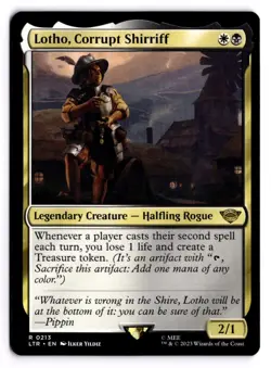 Lotho, Corrupt Shirriff 213 Universes Beyond: The Lord of the Rings NM 1 - Image 1