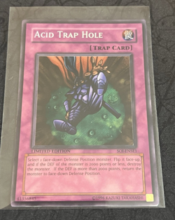 Yu-Gi-Oh TCG Acid Trap Hole Limited Edition SOI-ENSE1 - Image 1