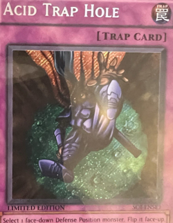 Yu-Gi-Oh TCG Acid Trap Hole Limited Edition SOI-ENSE1 - Image 2