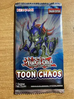 🔥 Yugioh Toon Chaos Booster Pack 100% Sealed Unweighed Unlimited Edition - Image 1