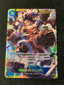 ONE PIECE CCG - Monkey D. Luffy OP11-118 SEC - Secret Rare - Near Mint - Image 1