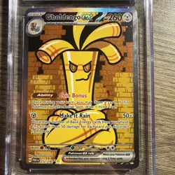 Pokemon TCG SV Paradox Rift PAR EN Gholdengo ex #252/182 CGC NM/MINT+ 8.5 - Image 2