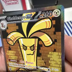 Gholdengo ex 252/182 - Paradox Rift Pokemon TCG - NM - Image 3