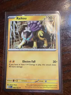 Pokemon Raikou - (Cosmos Holo) 048/132 Me01: Mega Evolution Holo - Image 1