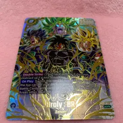 Bandai Dragon Ball Super Card Game Fusion World Broly BR SCR FB06-120 Battle - Image 1