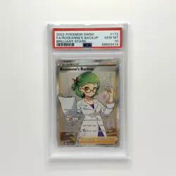 Roseanne’s Backup 172/172 Ultra Rare Brilliant Stars Pokemon TCG PSA 10 Gem Mint - Image 1