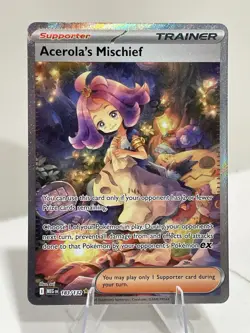 Acerola's Mischief 183/132 Pokemon TCG Me01: Mega Evolution SIR Holo - Image 1