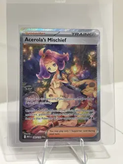 Acerola's Mischief 183/132 Pokemon TCG Me01: Mega Evolution SIR Holo - Image 3