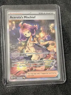 Pokemon Acerola's Mischief ME01 183/132 Mega Evolution SIR - Image 1
