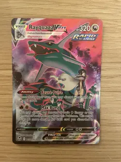 Pokemon Rayquaza VMAX (Trainer Gallery) Ultra Rare Silver Tempest TG20/TG30 Mint - Image 1