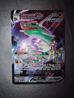 Pokemon Rayquaza VMAX TG20/TG30 Sword & Shield Silver Tempest Trainer Gallery NM - Image 1
