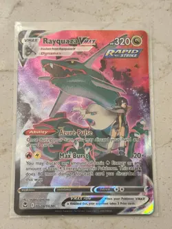 Pokemon Rayquaza VMAX (Trainer Gallery) Ultra Rare Silver Tempest TG20/TG30 Mint - Image 1