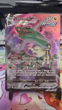 Pokemon TCG Rayquaza VMAX Silver Tempest Trainer Gallery TG20/TG30 Ultra Rare NM - Image 1