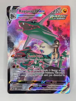 Pokemon TCG Silver Tempest Trainer Gallery Rayquaza VMAX TG20/TG30 Ultra Rare - Image 1