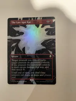 The Last Agni Kai (Borderless Foil) Avatar the Last Airbender NM MTG - Image 1