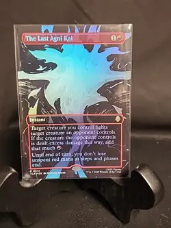 The Last Agni Kai (Borderless) Avatar: The Last Airbender Foil (Pack Fresh) - Image 1