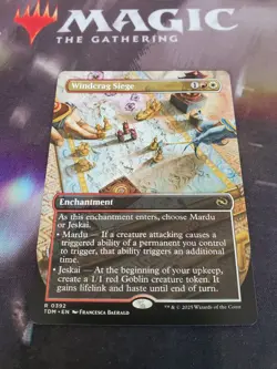 Mtg. Windcrag Siege. Borderless. Tarkir: Dragonstorm. Pack Fresh - Image 1