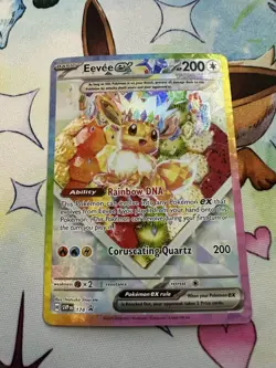 Pokemon TCG Prismatic Evolutions Eevee EX 174 Black Star Promo Card #174 - Image 3
