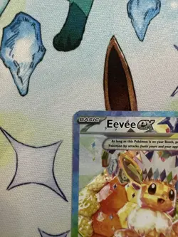 Pokemon TCG Prismatic Evolutions Eevee EX 174 Black Star Promo Card #174 - Image 4