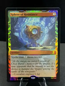 Sphere of Resistance -Foil Near Mint MTG Kaladesh Inventions - Image 1