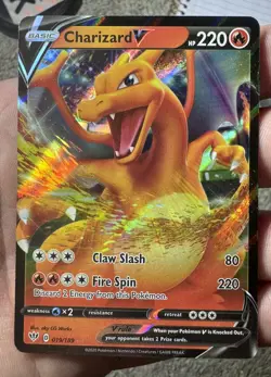Charizard V 019/189 Darkness Ablaze NM Ultra Rare Pokemon Card MINT - Image 1