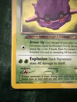 Pokemon TCG Dark Forretress Neo Destiny Card 35/105 Unlimited Uncommon LP - Image 5