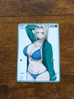 Beautiful Waifu Card - Tsunade Swim - Goddess ACG Custom DIY Fan Art Card - Image 1