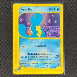 Squirtle - 132/165 - Uncommon - Expedition - Pokemon Card - NM/M - Image 1