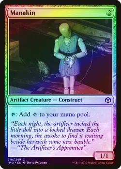 Manakin FOIL Iconic Masters HEAVILY PLD Artifact Common MAGIC MTG CARD ABUGames - Image 1