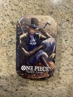 ONE PIECE CARD GAME - TIN PACK - SET VOL. 2 (TS-02 OP13) NEW SEALED ENGLISH SABO - Image 1